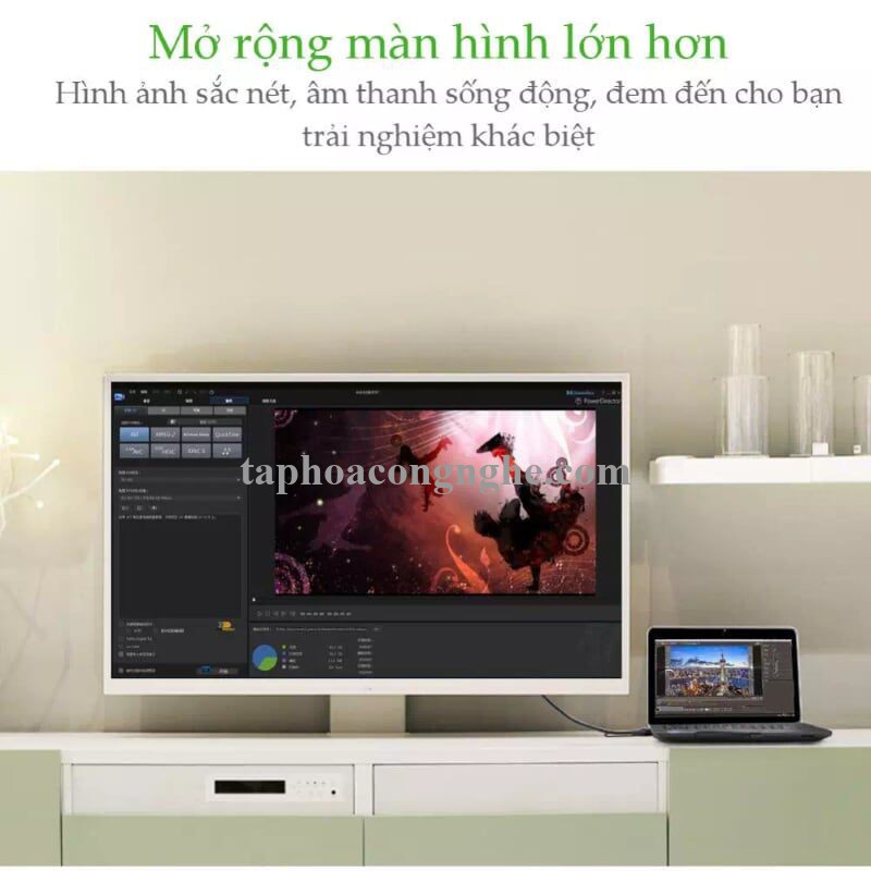 Ugreen 11628 5M màu Đen Cáp tín hiệu VGA hỗ trợ Audio 3.5mm VG102 30011628